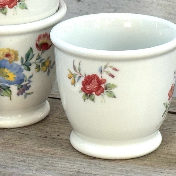 Vintage RESTAURANT WARE Shenango China 4 Egg Custard Cups Diner USA - Picture 11 of 14